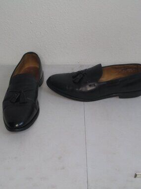 Allen Edmonds Grayson Loafers Mens Black Tassel Size 15 E ( WIDE ) Shoes